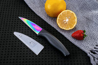Kitchen Knife Starter Set | Black Handle & Red MagRack | SiliSlick®