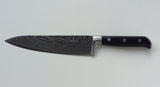 buy damascus etched high carbon stainless steel cutlery set - 4