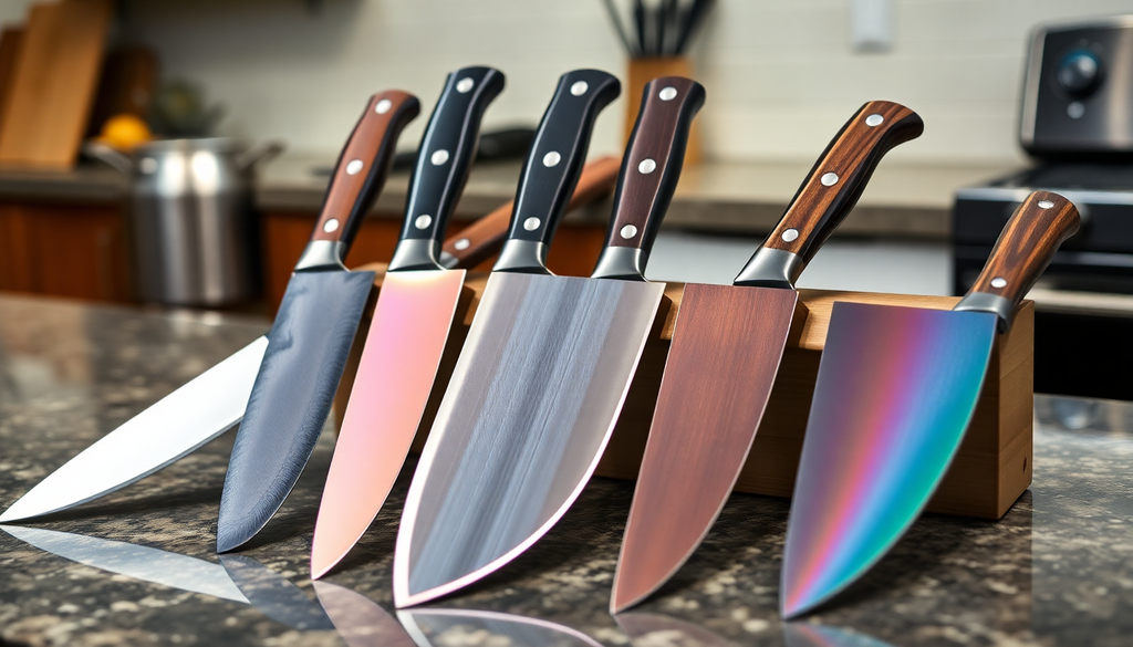 Revolutionizing Commercial Culinary Safety: Advanced Coating Innovations for Damascus, PVD, and Rainbow Titanium Chef Knives in 2025