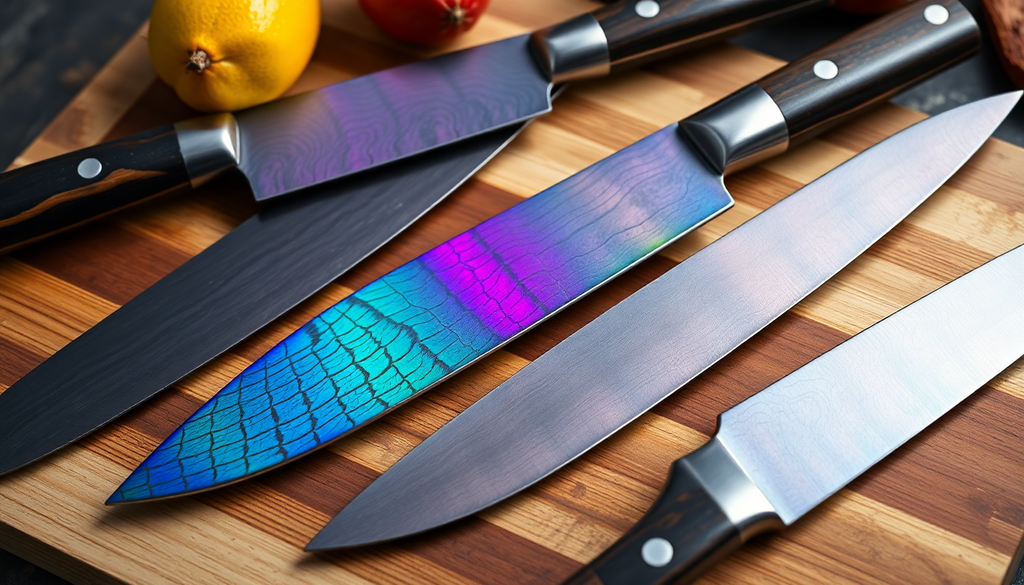 Unleashing Culinary Creativity: Discover the Best Iridescent and Damascus Kitchen Knife Sets for 2025