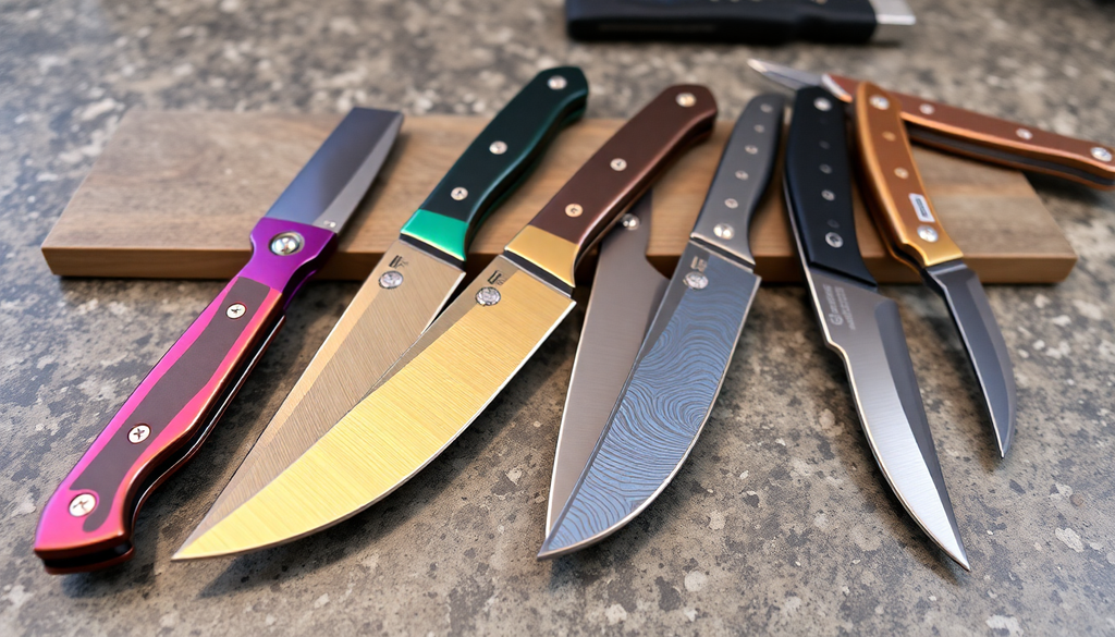 Can Commercial Dishwashers Ruin Rainbow Titanium, PVD or Damascus Knife Finishes? High-Heat Sanitization, Colorfastness & Repair Tips