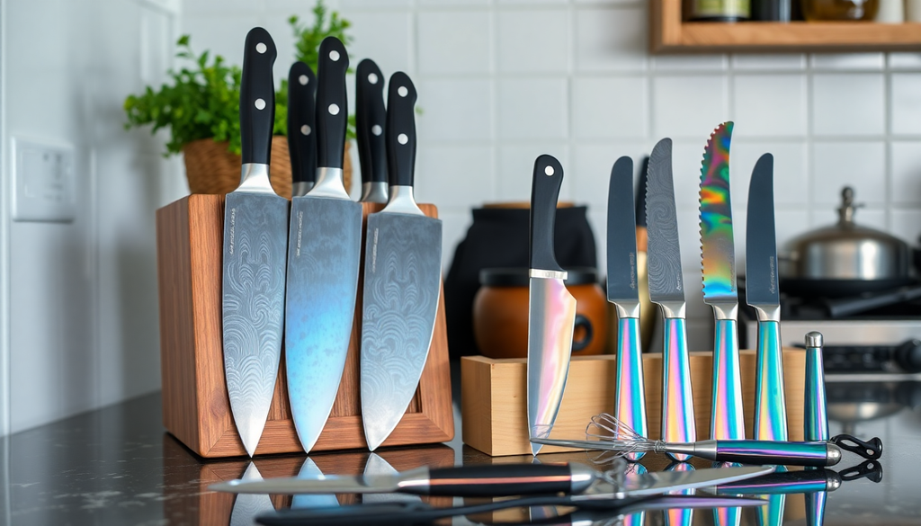 2025's Essential Guide to Unique Damascus Knife Sets and Iridescent Cutlery: Discovering the Best for Every Kitchen