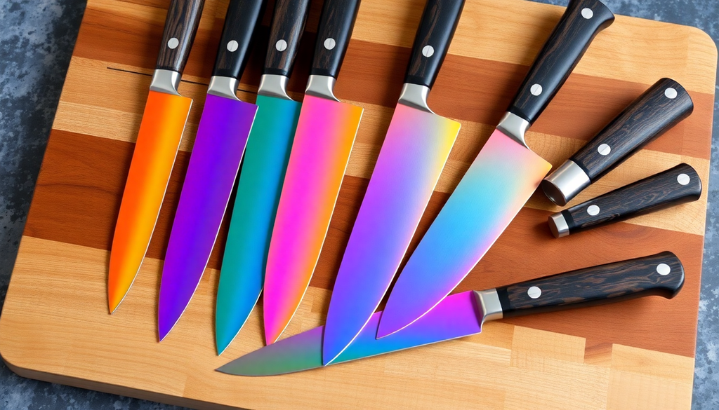 The Colorful Evolution of Kitchen Cutlery: A Guide to Finding the Best Damascus and Rainbow Knives Near You