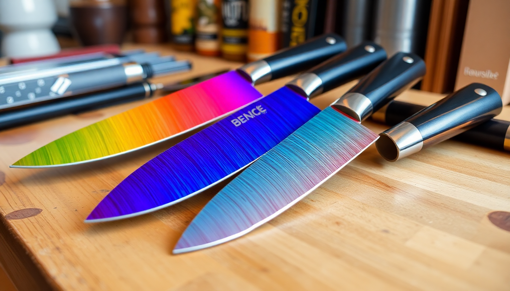 Unveiling the Best Damascus Knives for Sale: A Colorful Guide to Iridescent and Rainbow Knife Sets for Every Kitchen