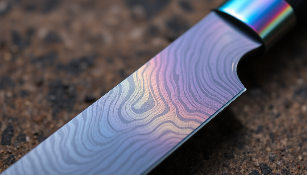 The Craft and Science Behind Damascus Steel and Iridescent Knives: Elevating Culinary Precision and Style