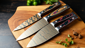 Explore the Best Damascus Knife Sets: Your Ultimate Guide to Colorful and Functional Kitchen Cutlery