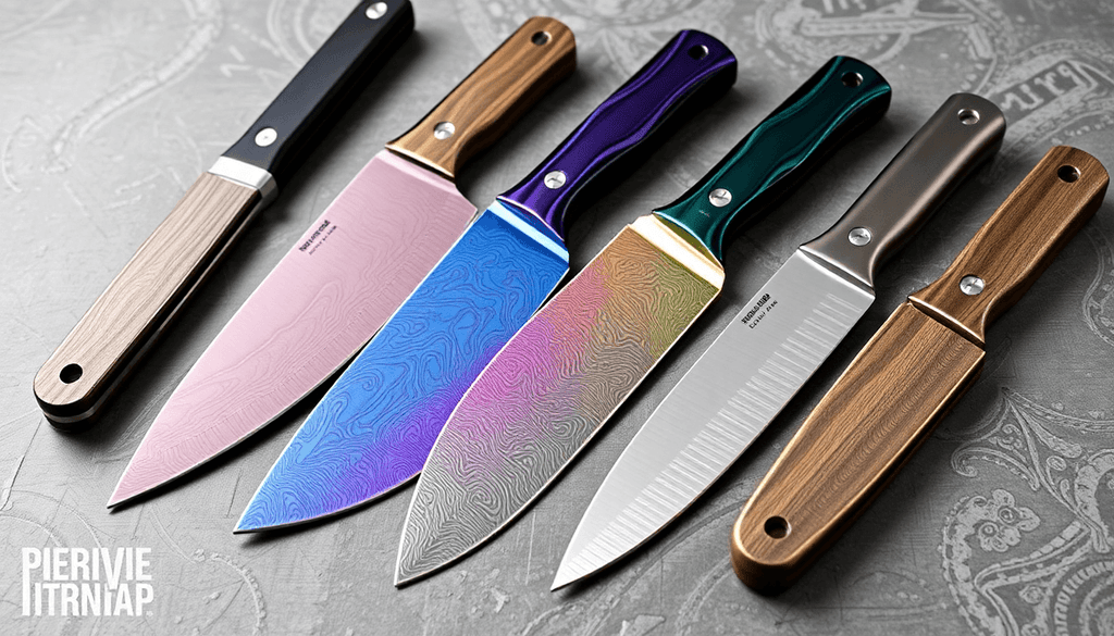 Damascus vs Rainbow Titanium vs PVD: Choosing the Best Kitchen Knife Finish for Performance, Durability, and Care