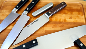 Blade Finish Breakdown: How Damascus, Rainbow Titanium & PVD Coatings Impact Sharpness, Food-Release, Corrosion Resistance and Maintenance for Chef Knives