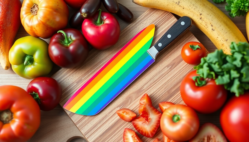 The Art of Culinary Color: Why a Rainbow Knife is the Must-Have Tool for Every Kitchen