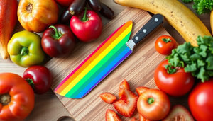 The Art of Culinary Color: Why a Rainbow Knife is the Must-Have Tool for Every Kitchen