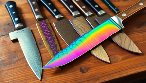The Colorful Collection: Discovering the Best Damascus and Iridescent Knife Sets for Every Culinary Enthusiast