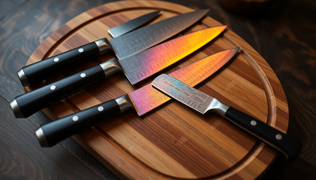 Cutting Edge Style: Unveiling the Best Unique Damascus and Iridescent Knife Kits for Culinary Enthusiasts in 2025