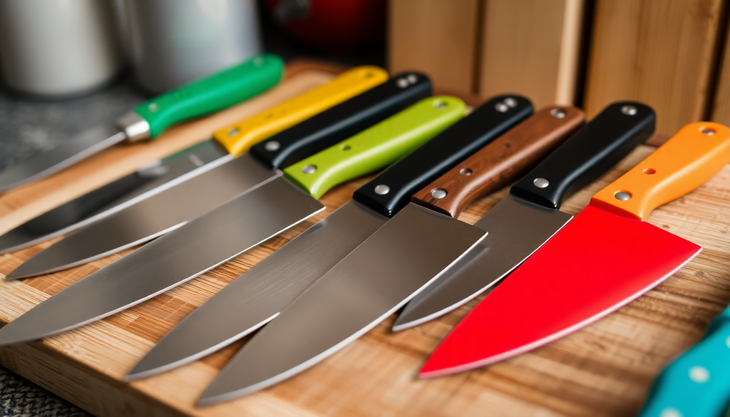 Vibrant and Functional: The Top 10 Colored Kitchen Knives Every Chef Should Own
