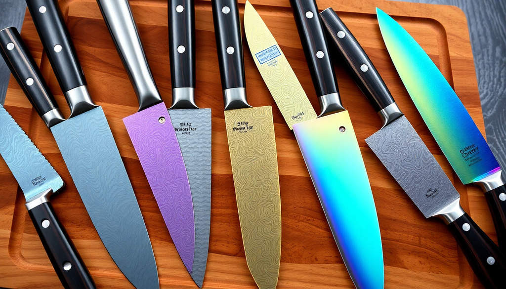 Curating the Perfect Chef Knife Collection: Balancing Damascus, Rainbow Titanium & PVD Blades for Performance, Care, and Resale Value