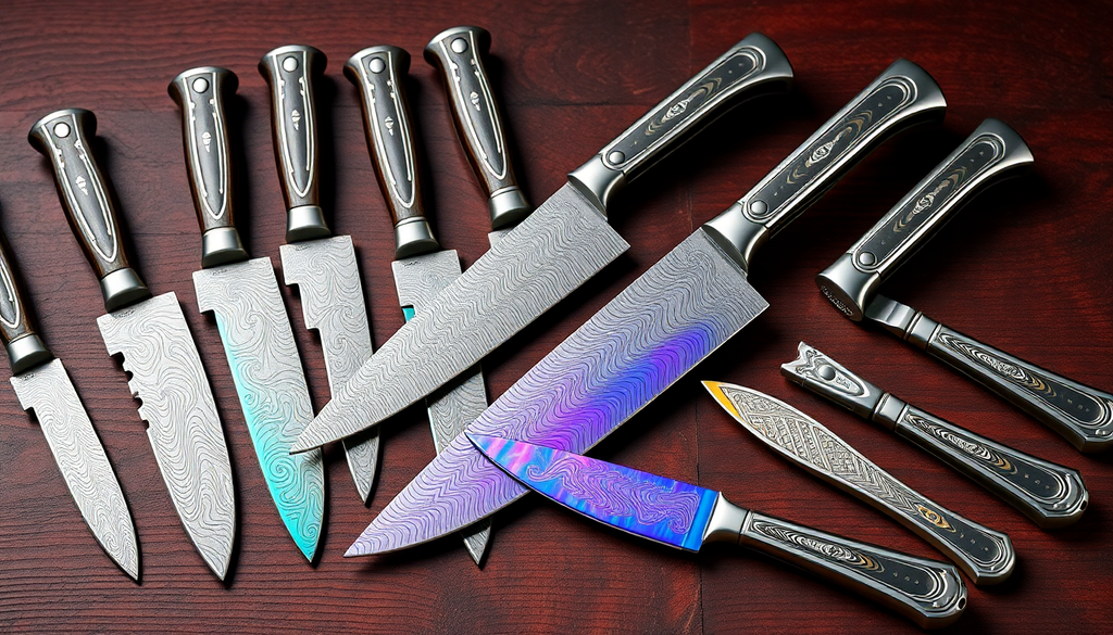 The 2025 Guide to Stunning Damascus Knife Kits and Iridescent Cutlery: Elevate Your Kitchen Aesthetic with Unique Options