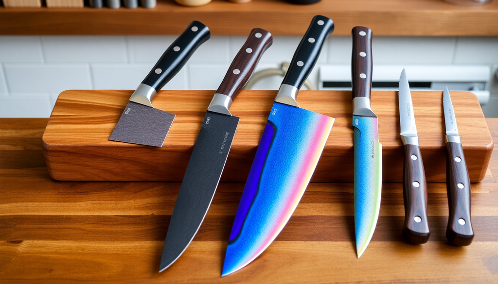 The Ultimate Guide to Finding the Best Damascus and Rainbow Knife Sets Near You: A Culinary Essential for Every Kitchen