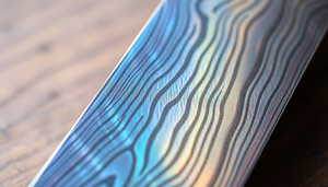 The Art and Innovation of Damascus Steel: Crafting Iridescent Kitchen Knives for Culinary Excellence