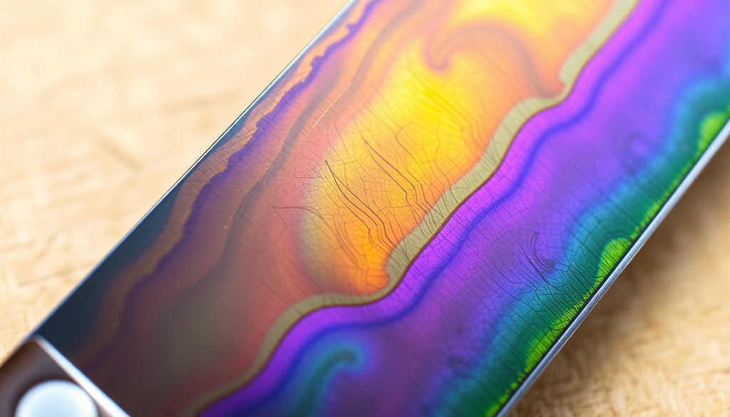 Cutting-Edge Coating Innovations for Damascus and Rainbow Titanium Chef Knives: Elevating Food Safety, Durability, and Aesthetic Appeal in Professional Kitchens