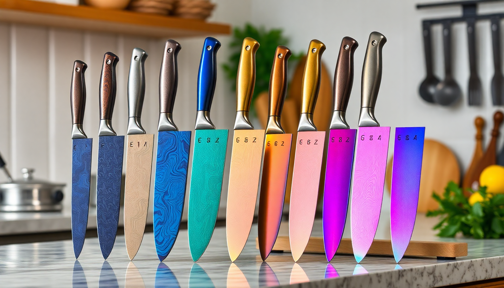 2025's Colorful Culinary Essentials: Finding the Best Unique Damascus and Iridescent Knife Sets for Your Kitchen Style