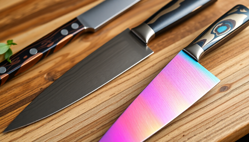 Innovative Coating Methods for Damascus and Rainbow Titanium Chef Knives: Improving Safety, Durability, and Aesthetic Appeal in 2025