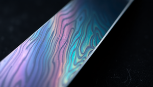 Revolutionizing Culinary Craftsmanship: The Timeless Elegance of Damascus Steel Meets the Modern Allure of Iridescent Cutlery