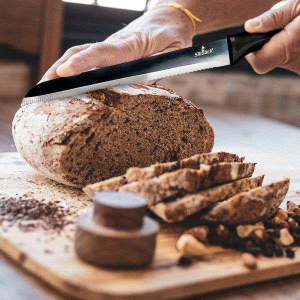 Kitchen Knife Starter Set with Black Handle