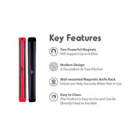 Magnetic Knife/Tool Rack - Red | SiliSlick®