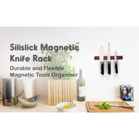 Magnetic Knife/Tool Rack - 2 Black | SiliSlick®