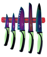 Magnetic Knife/Tool Rack - 6 Red | SiliSlick®