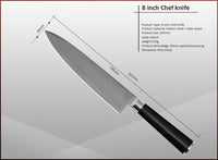 SiliSlick Damascus Steel Chef’s Knife Classic Waves Kitchen Knife | SiliSlick®