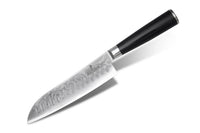 SiliSlick Damascus Stainless Steel Santoku Knife With Classic Waves | SiliSlick®
