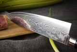SiliSlick Damascus Steel Chef’s Knife Classic Waves Kitchen Knife | SiliSlick®